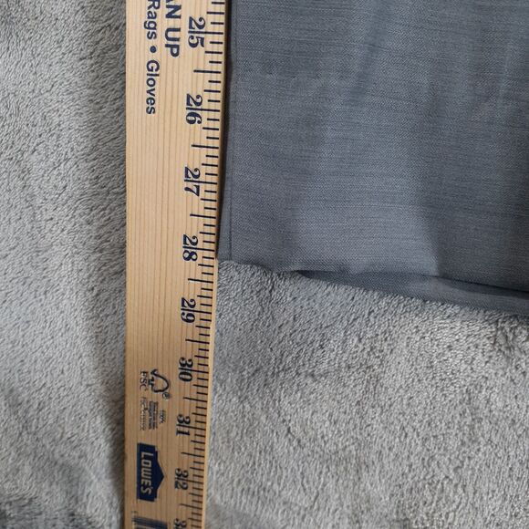 Berragamo Elegant Mens Sz 40/28 Gray 100% Wool Flat Front Dress Pants Slacks - Picture 5 of 9